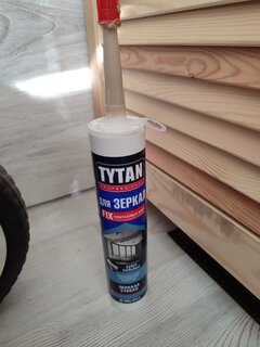 Клей Tytan, каучуковый, монтажный, бежевый, для зеркал, однокомпонентный, 310 мл, 96221 - фото 9 от пользователя