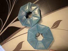 Контейнер для мелочей, пластик, 9.1х9.1х2.1 см, голубой, К-36 - фото 6 от пользователя