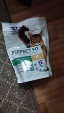 Корм для животных Perfect Fit, 190 г, для стерилизованных кошек, сухой, курица, пакет, 22907 - фото 8 от пользователя