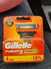 Сменные кассеты для бритв Gillette, Fusion Power, для мужчин, 4 шт - фото 1 от пользователя