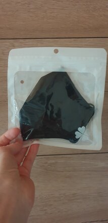 Маска многоразовая, Y9-052, хлопок, 20х12 см, черная - фото 1 от пользователя