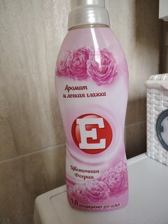 Кондиционер для белья Е, 1 л, Цветочная феерия - фото 4 от пользователя