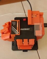Станок точильный Patriot, BG 100, 96 Вт, 1350 об/мин, 56х8 мм, посадочный диаметр 10 мм - фото 1 от пользователя