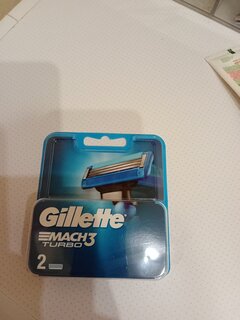 Сменные кассеты для бритв Gillette, Mach3 Turbo, для мужчин, 2 шт - фото 2 от пользователя