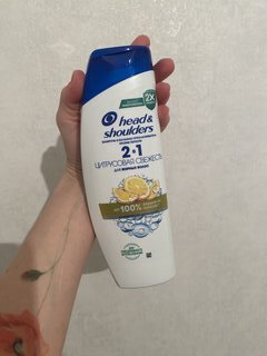 Шампунь Head &amp; Shoulders, Цитрусовая свежесть 2в1, против перхоти, 400 мл - фото 2 от пользователя