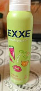 Дезодорант Exxe, Fruit kiss, Свежесть и нежность, для женщин, спрей, 150 мл - фото 1 от пользователя