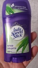 Дезодорант Lady Speed Stick, Алоэ для чувствительной кожи, для женщин, стик, 45 г - фото 1 от пользователя