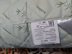 Подушка 50 х 70 см, Бамбук, чехол 100% хлопок, кант, IVVA, ПБТ-57 - фото 6 от пользователя