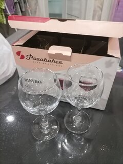 Бокал для вина, 220 мл, стекло, 6 шт, Pasabahce, Bistro, 44412B - фото 1 от пользователя