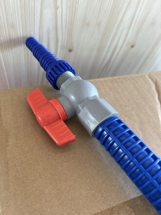 Насадка для полива 1/2&quot;, с краном, большим душем и штуцером, длинная - фото 6 от пользователя