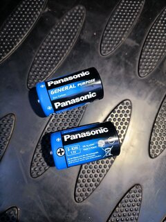 Батарейка Panasonic, D (R20), Zinc-carbon General Purpose, солевая, 1.5 В, спайка, 2 шт - фото 1 от пользователя