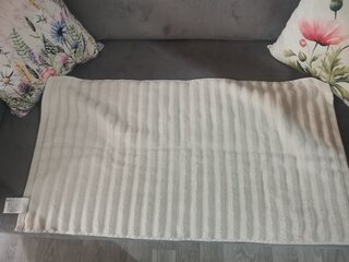 Полотенце банное 50х90 см, 100% хлопок, 450 г/м2, Страйп, Silvano, песочное, Узбекистан - фото 7 от пользователя