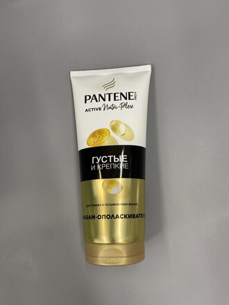 Бальзам-ополаскиватель для сухих и поврежденных волос, Pantene Pro-V, Густые и крепкие, 180 мл - фото 2 от пользователя