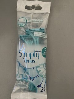 Станок для бритья Gillette, Simply Venus2, для женщин, 2 лезвия, 2 шт, одноразовые - фото 3 от пользователя