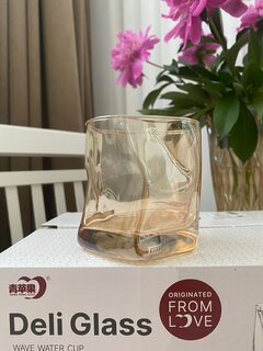 Стакан 230 мл, стекло, 6 шт, Медовый сироп, B060677 - фото 1 от пользователя