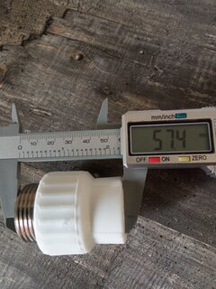 Муфта комбинированная полипропилен, d25х3/4&quot;, наружная резьба, белая, Base - фото 6 от пользователя