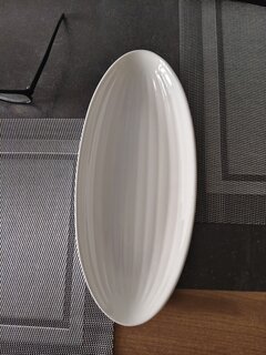 Блюдо керамика, овальное, 30 см, белое, Грейс, Daniks, Y6-6001/Y4-9169 - фото 6 от пользователя