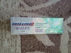 Зубная паста Blend-a-med, 3D White Luxe Совершенство интенсив, 75 мл - фото 5 от пользователя