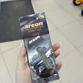 Ароматизатор в машину подвесной, гелевый, Areon, Liquid Lux Sport Gold, 5 мл, 46341 - фото 4 от пользователя