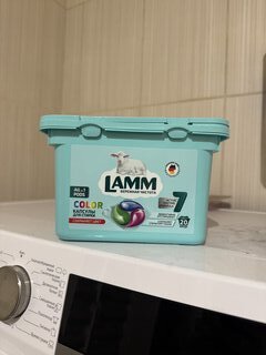 Капсулы для стирки Lamm, Color, для цветного белья, 20 шт, 15 г - фото 3 от пользователя