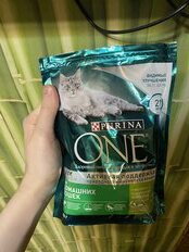 Корм для животных Purina, One, 200 г, для домашних кошек, индейка, цельные злаки, 0042014110 - фото 5 от пользователя