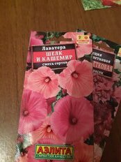 Семена Цветы, Лаватера, Шелк и кашемир, 0.3 г, смесь сортов, цветная упаковка, Аэлита - фото 8 от пользователя