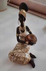 Фигурка декоративная Африканка, 15 см, Y4-3840 - фото 4 от пользователя