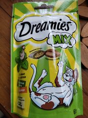 Корм для животных Dreamies, 60 г, для кошек, лакомство, с курицей и мятой, 77185 - фото 8 от пользователя