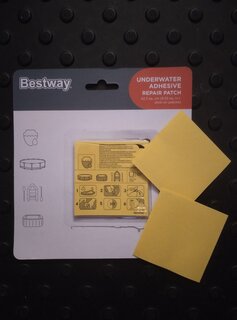 Ремкомплект для бассейнов 6.5х6.5 см, 10 самоклеящихся заплат, Bestway, 62091BW - фото 1 от пользователя