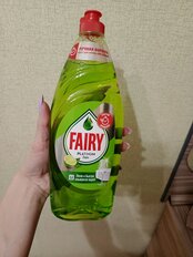 Средство для мытья посуды Fairy, Platinum Лимон и лайм, 650 мл - фото 3 от пользователя