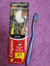 Зубная щетка Colgate, Зигзаг Плюс, средней жесткости, 2 шт, + 1шт бесплатно, FVN59964 - фото 5 от пользователя