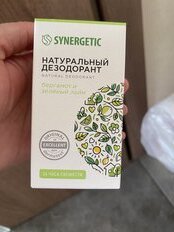 Дезодорант Synergetic, Бергамот-зеленый лайм, ролик, 50 мл - фото 3 от пользователя