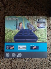 Матрас надувной Bestway, 185х76х22 см, 67000/010163BW, без насоса, флокированный, ортопедический, 150 кг - фото 7 от пользователя