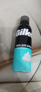 Пена для бритья для бритья, Gillette, Menthol, с ароматом ментола, 200 мл - фото 7 от пользователя