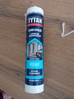 Герметик силиконовый, санитарный, Tytan, 17469, 280 мл, бесцветный - фото 7 от пользователя
