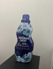 Гель для стирки Aroma Drop, 1 л, универсальный, Свежесть лотоса 2в1 - фото 8 от пользователя