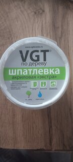 Шпатлевка VGT, Экстра, акриловая, по дереву, белая, 0.3 кг - фото 9 от пользователя