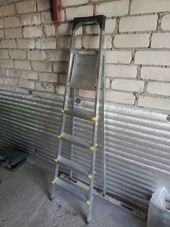 Стремянка 1 секция, 5 ступеней, металл, 1.09 м, 150 кг, Amigo, ЛС1005 - фото 2 от пользователя