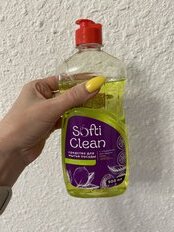 Средство для мытья посуды Softi Clean, Лимон и лемонграсс, 500 мл - фото 3 от пользователя