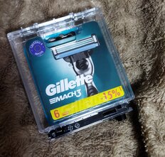 Сменные кассеты для бритв Gillette, Mach3, для мужчин, 6 шт - фото 9 от пользователя