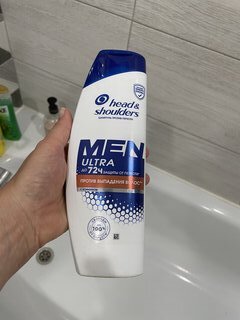 Шампунь Head &amp; Shoulders, против выпадения волос, для мужчин, 400 мл - фото 4 от пользователя