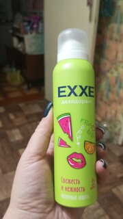 Дезодорант Exxe, Fruit kiss, Свежесть и нежность, для женщин, спрей, 150 мл - фото 3 от пользователя