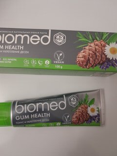 Зубная паста Biomed, Тонус и укрепление десен, 100 г - фото 1 от пользователя