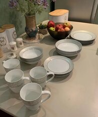 Сервиз столовый фарфор, 23 предмета, на 6 персон, Lefard, 5 O'Clock, 440-183 - фото 1 от пользователя