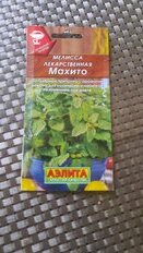 Семена Мелисса, Махито, 0.1 г, лекарственная, желто-оранжевая, центр зеленые, цветная упаковка, Аэлита - фото 9 от пользователя