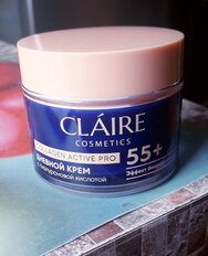 Крем для лица, Claire Cosmetics, Collagen Active Pro, дневной, 55+, 50 мл - фото 4 от пользователя