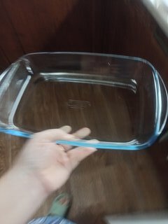 Форма для запекания стекло, 33х20х5 см, 2 л, прямоугольная, Pyrex, Classic, 247B000/7047 - фото 2 от пользователя