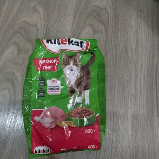 Корм для животных Kitekat, 800 г, для взрослых кошек, сухой, мясной пир, пакет, 10132140 - фото 6 от пользователя