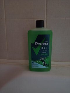 Гель для душа и шампунь Rexona, 3 в 1 Дикий лайм, для мужчин, 750 мл - фото 4 от пользователя