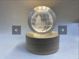 Фигурка декоративная стекло, дерево, 7х8 см, с подсветкой, Y6-10491 - фото 2 от пользователя